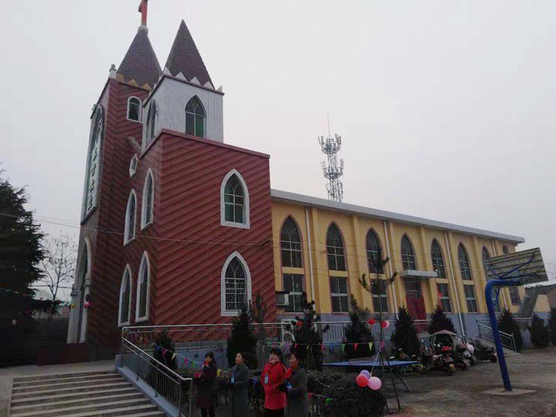 Fufeng County Church, Baoji, China's northern Shaanxi Province 