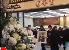 Ng Man-tat's funeral service was held in the Hung Hom Universal Funeral Parlour, Hong Kong on March 7, 2021.