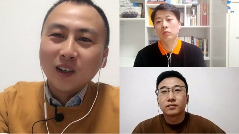 Three young pastors from northeast China discussed how to carry out online pastoral care in the program "Light Sharing" on a live platform on April 25, 2020. 