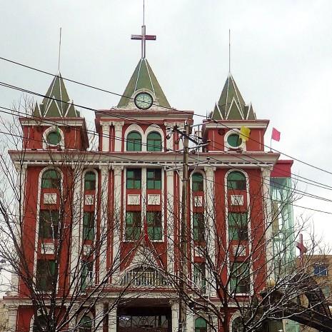 Lvhua Street Church in Anshan City, Liaoning Province
