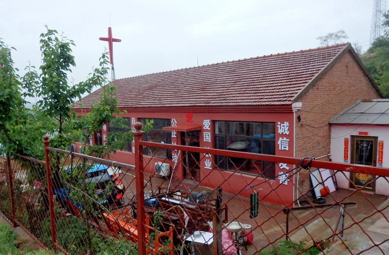 A church in Fruit Garden Village, Tangjiafang Town, Qianshan District, Anshan City, Liaoning Province