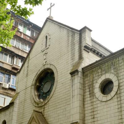 The Shanghai Road Catholic Church in Wuhan, Hubei Province 
