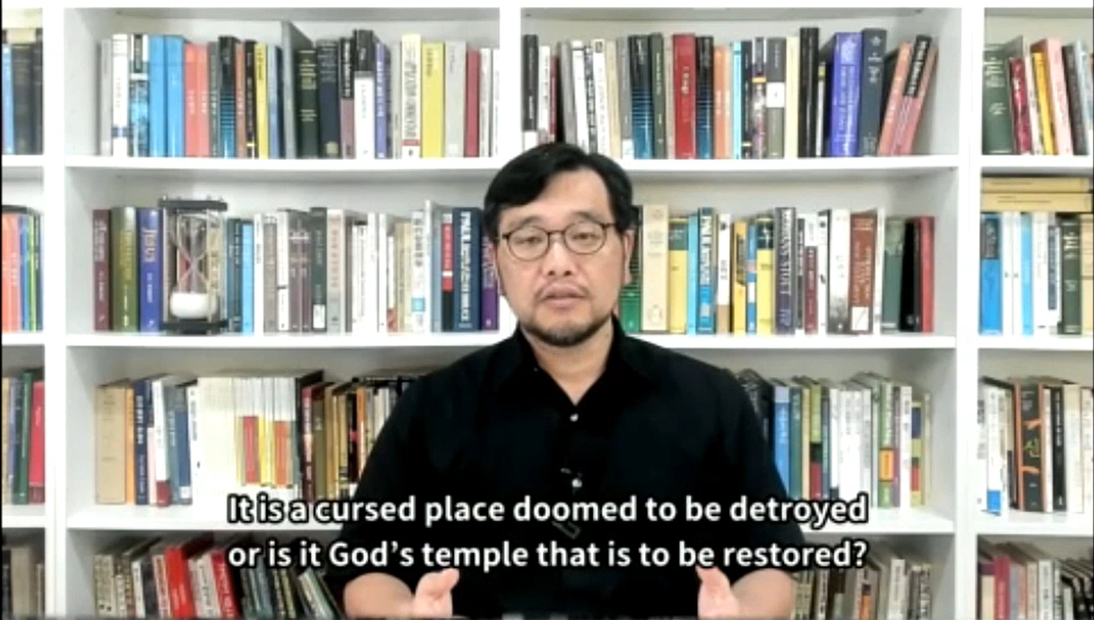 Screenshot of Sung Min Chun, academic dean and associate professor of Worldview and Old Testament Studies of Vancouver Institute for Evangelical Worldview