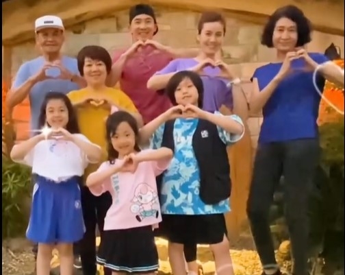 Christian Actor Will Liu and his family