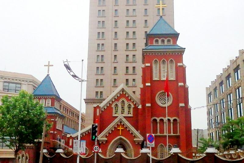 Century-old Yuguang Street Church in Dalian City, Liaoning Province