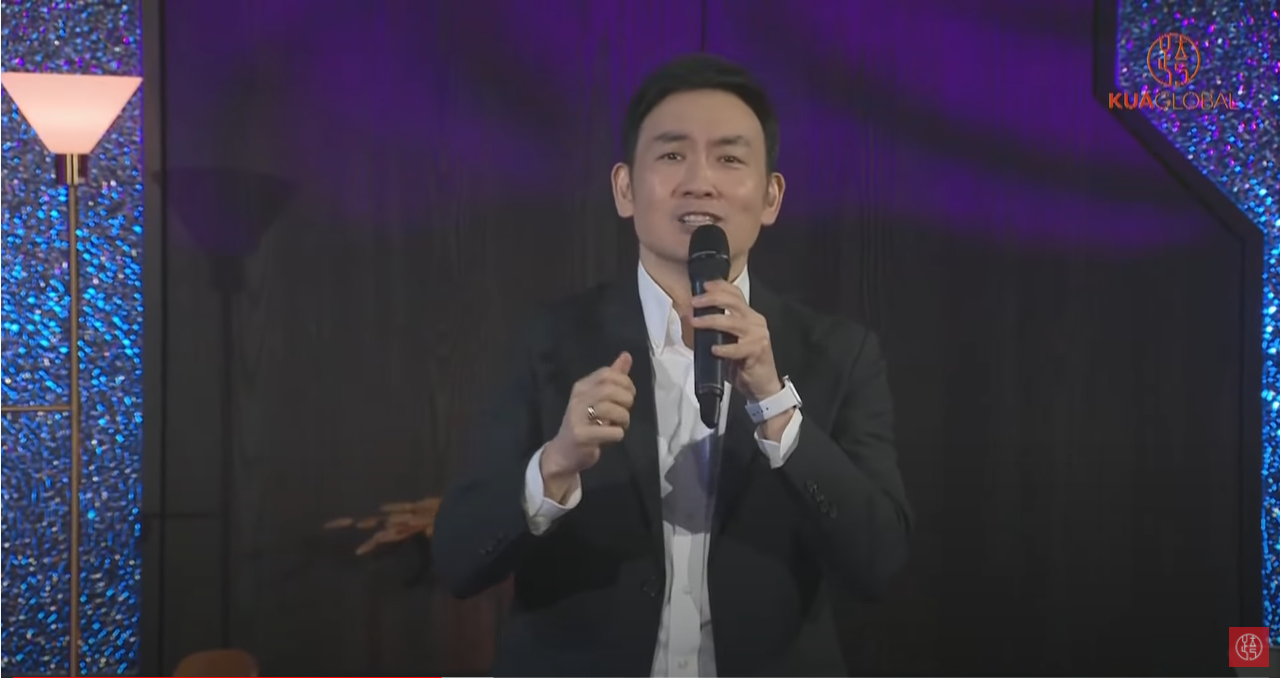 Rev. Gordon Huang, senior pastor of Taiwan Danshui church, preached the sermon "Heavenly Father Hears My Weepinp" in a worldwide virtual evangelistic rally held by Kua Global on August 14, 2021.