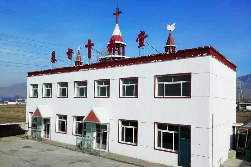 Erdao Shahe Church in Jiuyuan District, Baotou City, Inner Mongolia