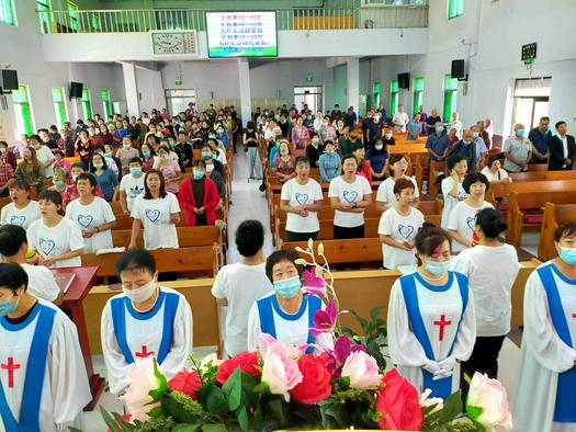 Changtu Church in Tieling, China’s north-eastern Liaoning Province launched a communion service on September 5, 2021.