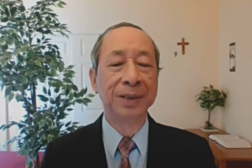 Rev Edwin Su, president of the magazine Overseas Campus Ministries, shared a lecture in an online celebration of the 120th birthday of Chinese evangelist John Sung on October 27, 2021.