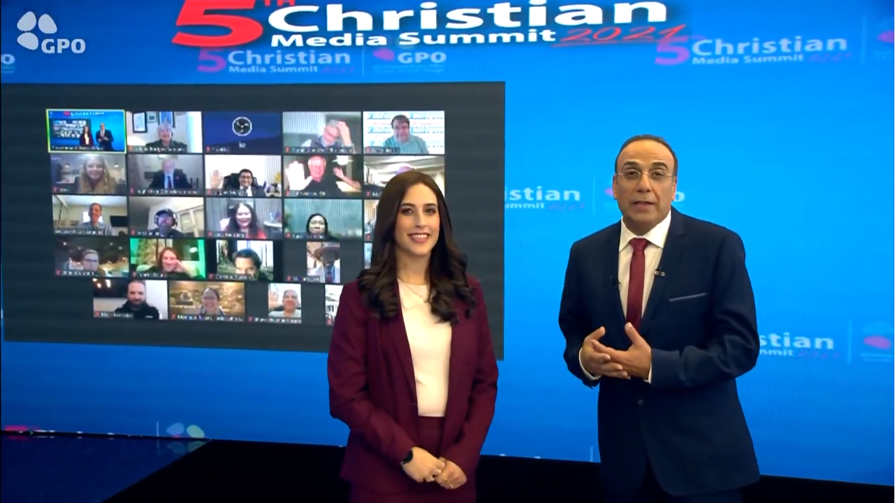 Hadassah Schwarz and Nitzhen Chen, director of Israel GPO hosted the virtual fifth Christian Media Summit attended by more than 110 Christian journalists in Jerusalem, Israel on November 11, 2021.