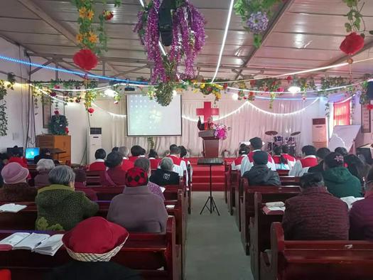 Shengli Road Church in Baoji, China’s northwestern Shaanxi Province, hosted a Sunday service on November 14, 2021.
