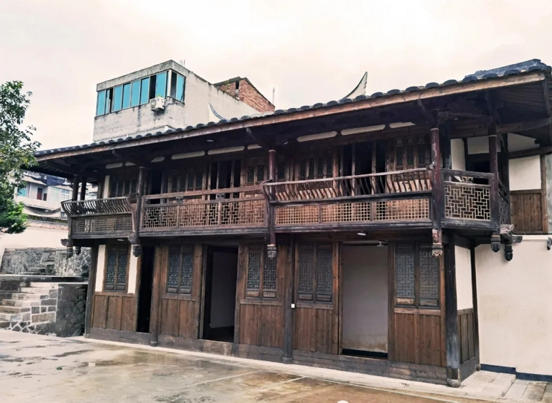 The picture of a newly repaired Yangzhuo Cottage originally built by British missionaries, which is now used as religious activity place for a Lianjiang church in Fuzhou, Fujian