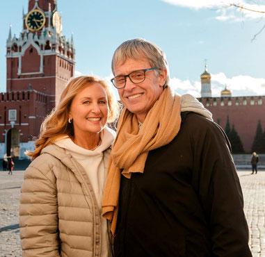 Matts-Ola & Randi Ishoel on Red Square