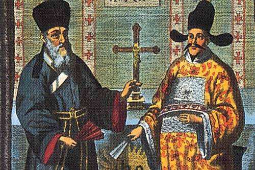 Xu Guangqi and Matteo Ricci, an Italian Jesuit missionary