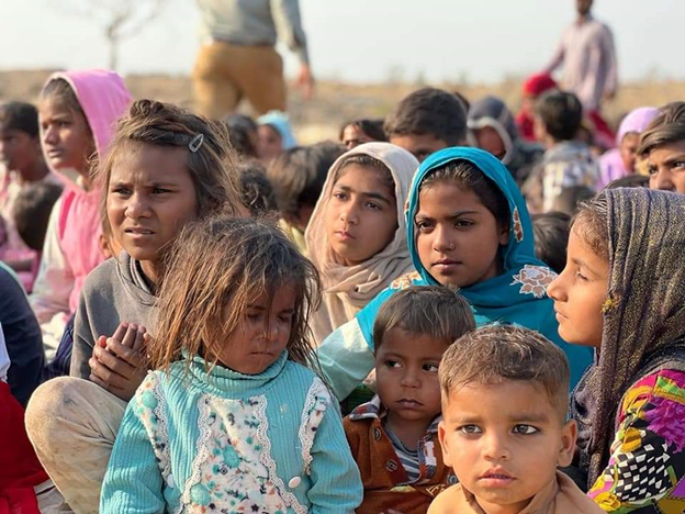 Children in the Christian community of Peshawar, Khyber Pakhtunkhwa, Pakistan