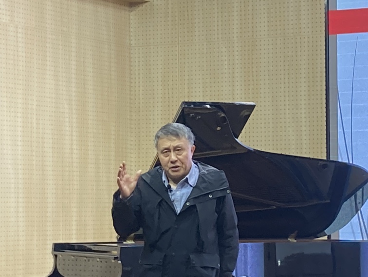 Jiang Yuanlai, a Christian playwriter, gave a speech titled "The Great Art must be about Ultimate Concern" in February, 2022.
