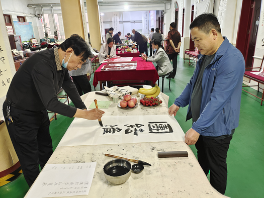 Yaodu District Church in Linfen, Shanxi, hosted a painting and calligraphy activity, on May 17, 2022.