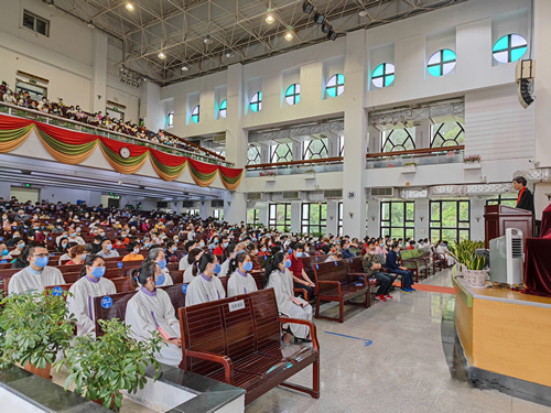 The Guangdong Province Sinicization of Christianity education team hosted the first preaching event in 2022 in a Shenzhen church of Guangdong on May 15.