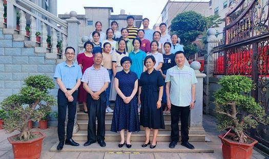 Pastoral staff and pastors took a group picture during a pre-job training held in Dongzhuang Church in Putian, Fujian, on July 20 and 22, 2022.