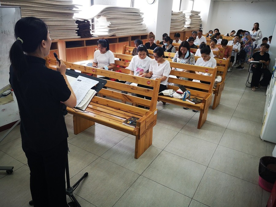 Qingjian Lake Church in Suzhou, Jiangsu, launched a training course for its volunteers on August 7, 2022.