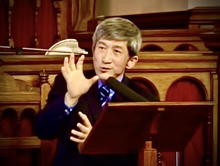 American Chinese Pastor Yu Hongjie preached a sermon  at the 2022 Global Chinese Mission Conference on July 28, 2022.