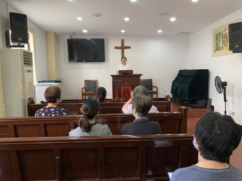 The first lesson of the second catechism class of Apostle Church in Suzhou, Jiangsu, was given on September 18, 2022.  