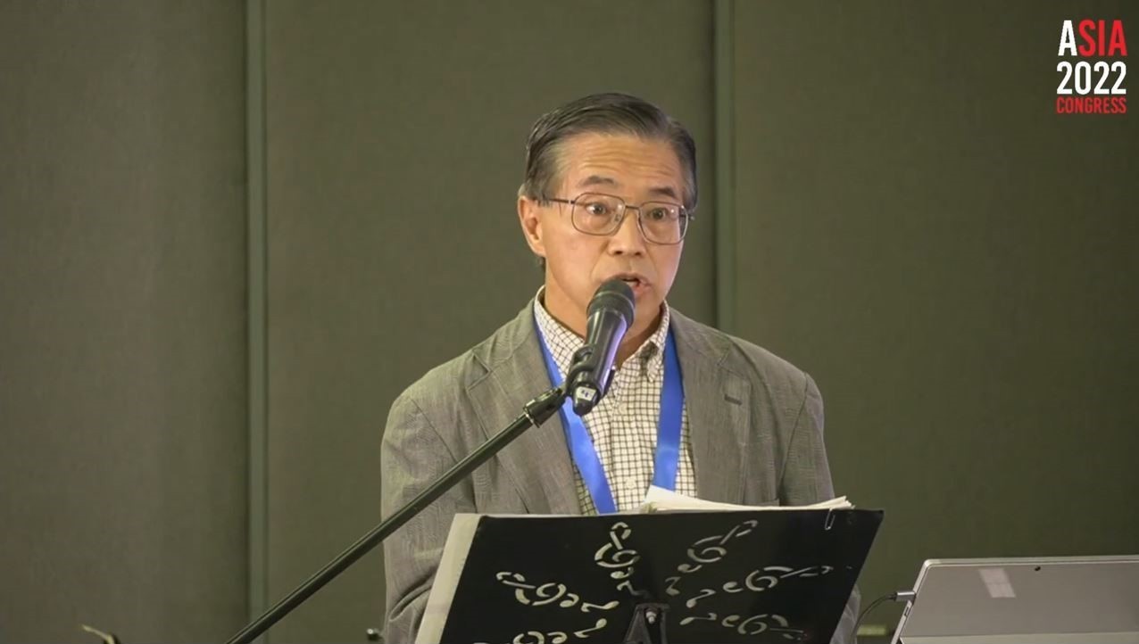Dr. Yoshiyuki Nishioka, research director of Tokyo Mission Research Institute, delivered Plenary 6 themed “Penetrating Asia's cultural heartlands with the Gospel” at Asia 2022 Congress conducted in Bangkok, Thailand, on October 20, 2022. 