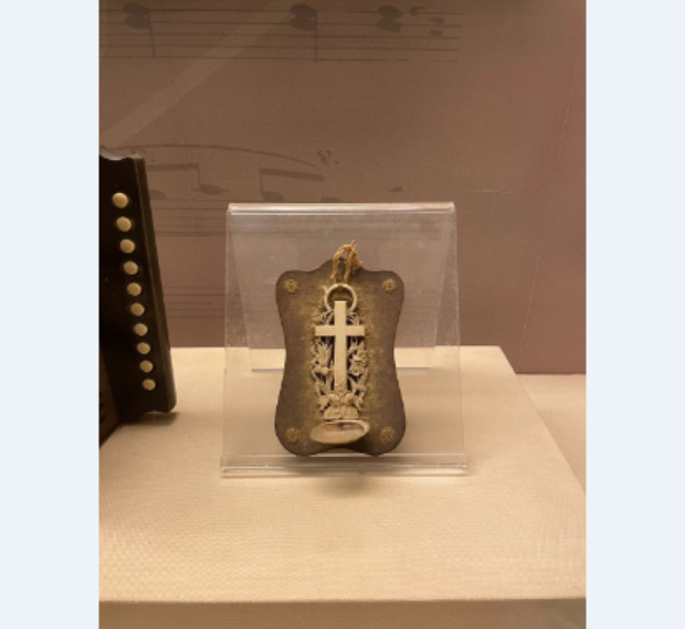 An ornament of the cross in Tushan Bay Museum, Shanghai