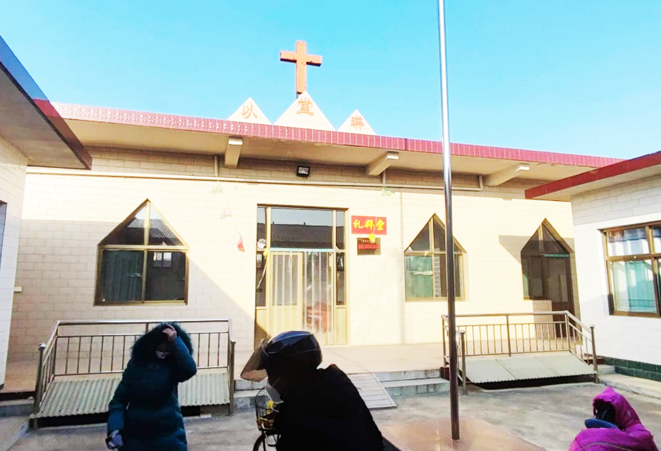 The inside of Elim Church in Yaodu District, Linfen City, Shanxi Province