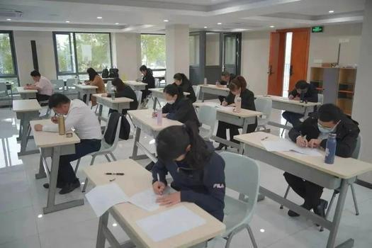 Pastoral staff were attending a written test organized by Guangzhou CC&TSPM for election campaign on February 24, 2023.